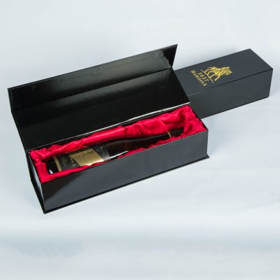 Premium Laminated Wine Box with Velvet Inlay