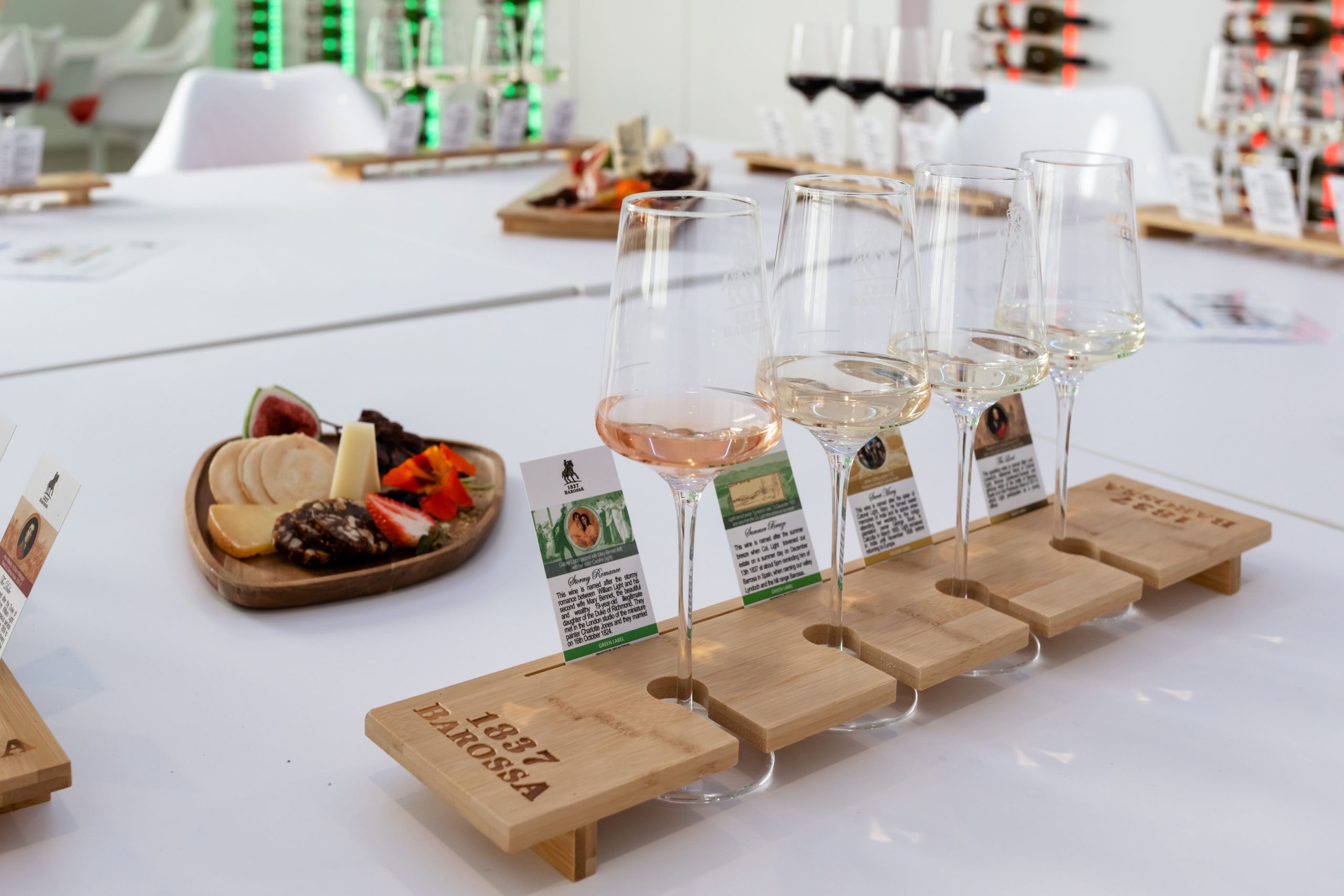 SelfGuided Tasting Reserve White Flight 1837 Barossa